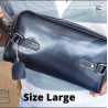 COWHIDE MEN'S CLUTCH BAG